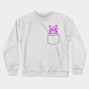 Pocket kitty Crewneck Sweatshirt